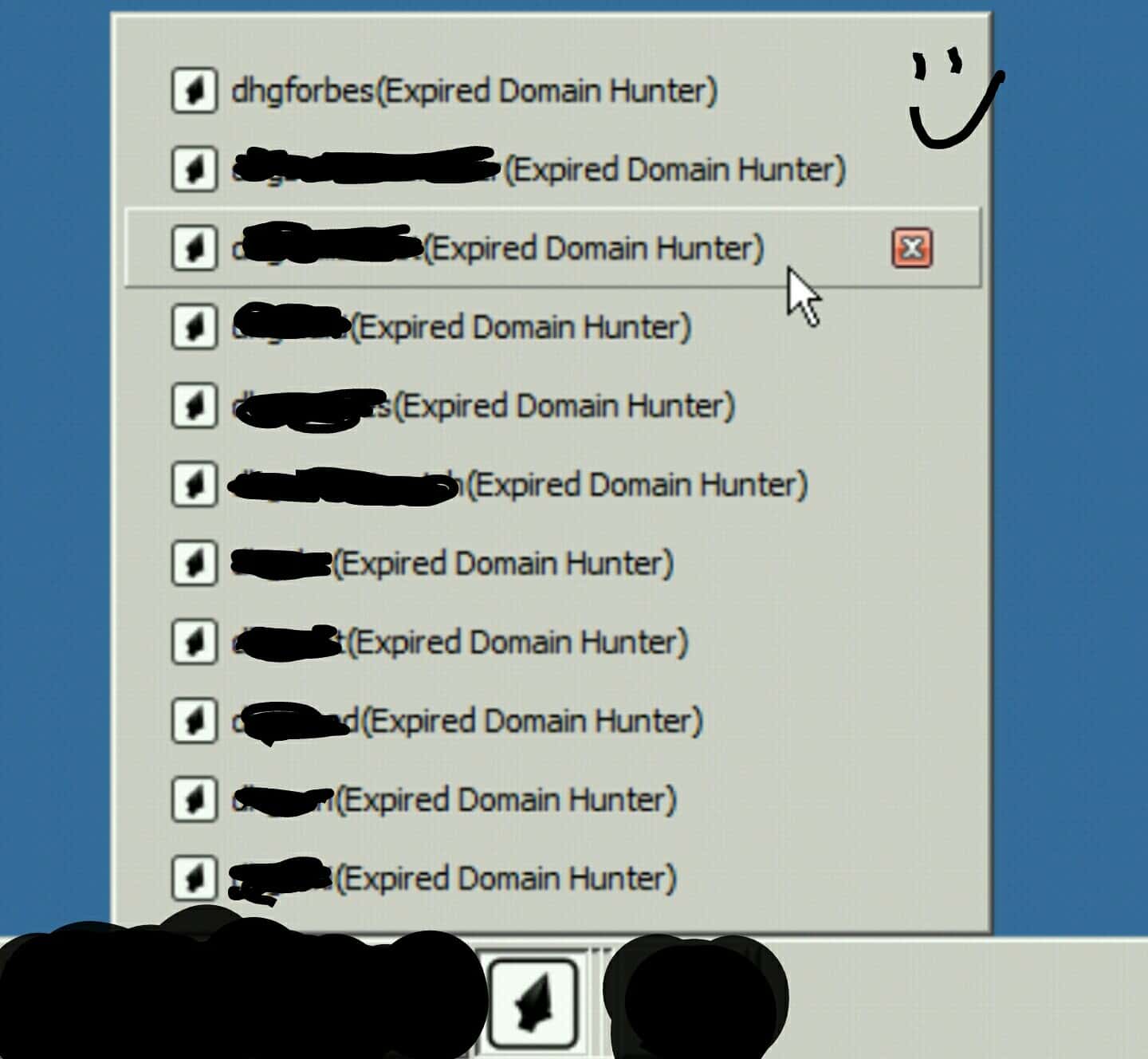 Expired domain miner